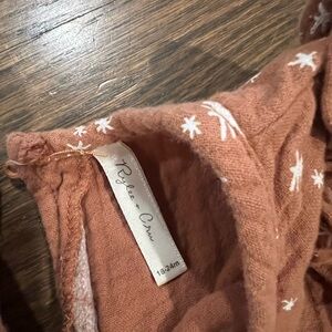 Rylee + Cru Terracotta Star Patterned Garment